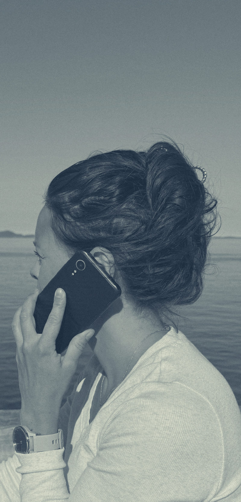Woman on the phone